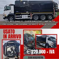 USATO! ESCAVATORE A RISUCCHIO MTS DINO 12 SU VOLVO