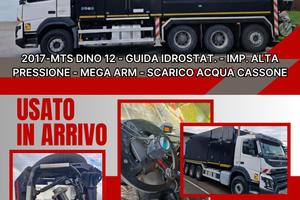USATO! ESCAVATORE A RISUCCHIO MTS DINO 12 SU VOLVO