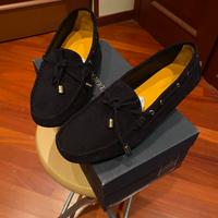 Mocassini camosco blu  Antica cuoieria mis 40