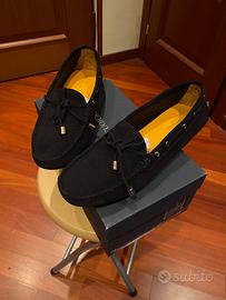 Mocassini camosco blu  Antica cuoieria mis 40