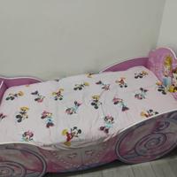 Letto per bambini principessa  con materasso