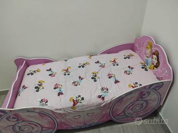 Letto per bambini principessa  con materasso