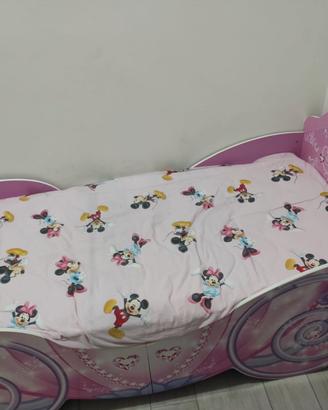 Letto per bambini principessa  con materasso