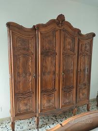 Armadio stile barocco Piemontese