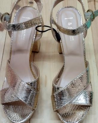 Sandali CALLIOPE color oro taglia 40