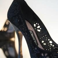 Tom Ford décolleté scomosciato, floreale. N. 38