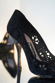 Tom Ford décolleté scomosciato, floreale. N. 38