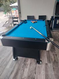 biliardo regolamentare black norman panno blu