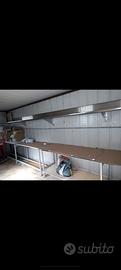 banco pasticceria pizzeria acciaio inox