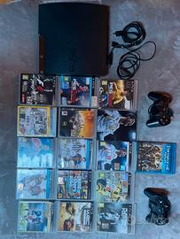 PlayStation 3 Slim + Lotto 14 Giochi + Steelbook F