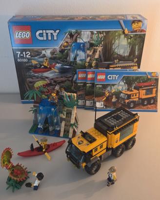 LEGO CITY 60160 Laboratorio mobile nella giungla