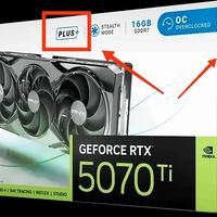 PNY GeForce RTX 5070 Ti Overclock. Triple Fan PLUS