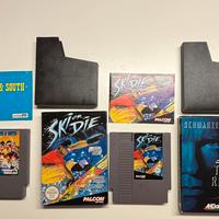 Giochi Nintendo NES (Ski or Die, Total Recall, ecc