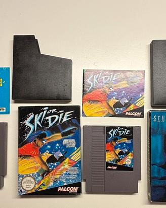 Giochi Nintendo NES (Ski or Die, Total Recall, ecc