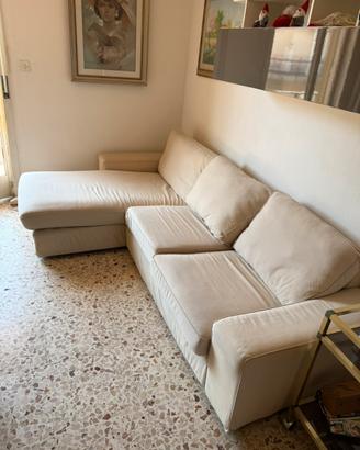 IKEA KIVIK divano 4 posti con chaise longue beige