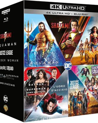 Boxset 4K DC Comics Heroes SUPERMAN BATMAN ecc