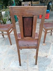 Sedie d'epoca in ciliegio