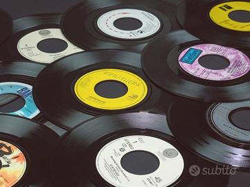 Dischi vinile 45 giri 7" vintage rari collezione
