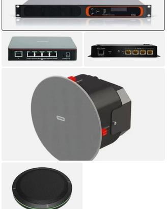 sistema completo Biamp Tesira AVB Connect Amp Deso