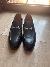 Gucci Jordaan mocassini pelle nera – Tg 10