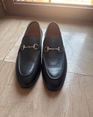 Gucci Jordaan mocassini pelle nera – Tg 10