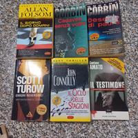 6 libri  genere Thriller/Gialli