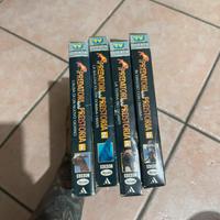 Lotto VHS-Predatori della preistoria-4 cassette
