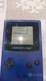 game boy color originale con scatola e 6 giochi 