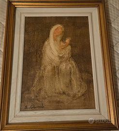quadro di Madonna con figlio