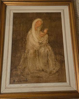 quadro di Madonna con figlio