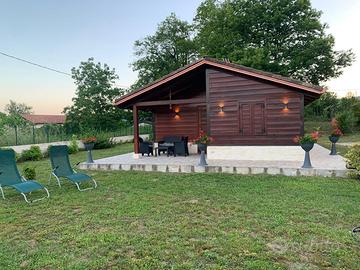 Chalet in legno per vacanza