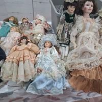 Bambole di porcellana da collezione 