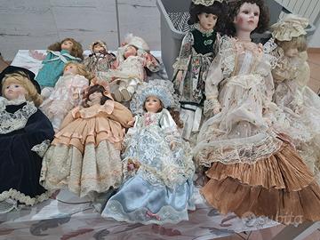 Bambole di porcellana da collezione 