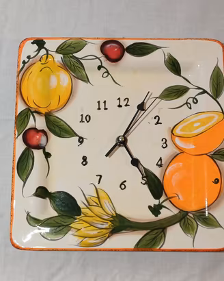 Orologio da perete in ceramica
