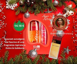 Set natalizio profumo donna