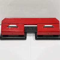 Perforatrice carta A4 da ufficio rossa vintage