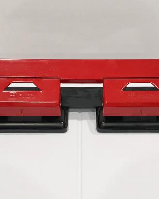 Perforatrice carta A4 da ufficio rossa vintage
