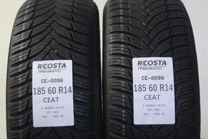 2 PNEUMATICI USATI 185 60 R14 86H CEAT CE-0098