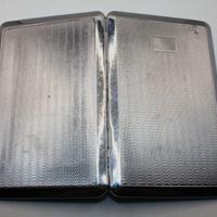 Esclusivo portasigarette Vintage placcato argento