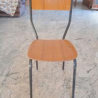 17 Sedie in ferro e legno