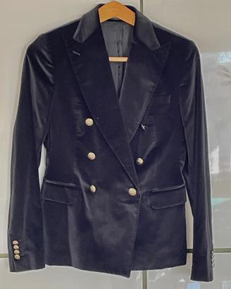 Giacca nera donna TAGLIATORE doppiopetto tg 44s