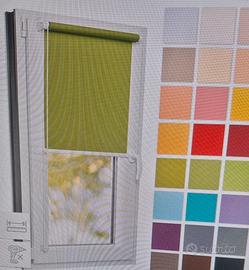 Set due Tende a rullo per interni no fori 