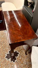 tavolino da gioco pieghevole a libro