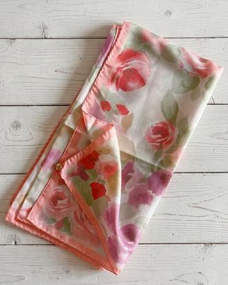 Foulard fantasia floreale vintage