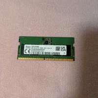 RAM SODIMM DDR5 8GB 5600MHz per portatili