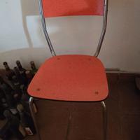 Sedia formica rossa, rara, perfetta anno 1971