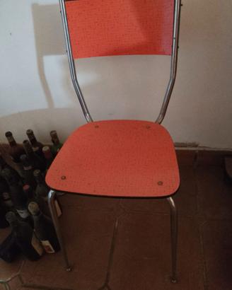 Sedia formica rossa, rara, perfetta anno 1971