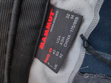 Pantaloni sci alpinismo mammut soft shell