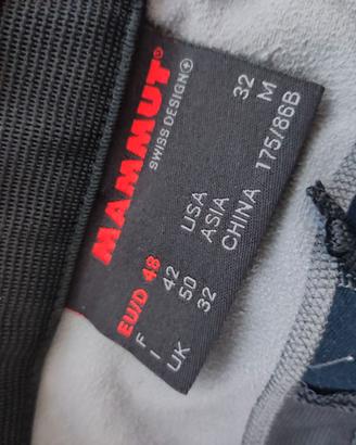 Pantaloni sci alpinismo mammut soft shell