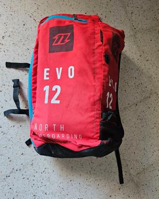 Kit Kitesurf Completo - Vele 9 e 12 + barra North